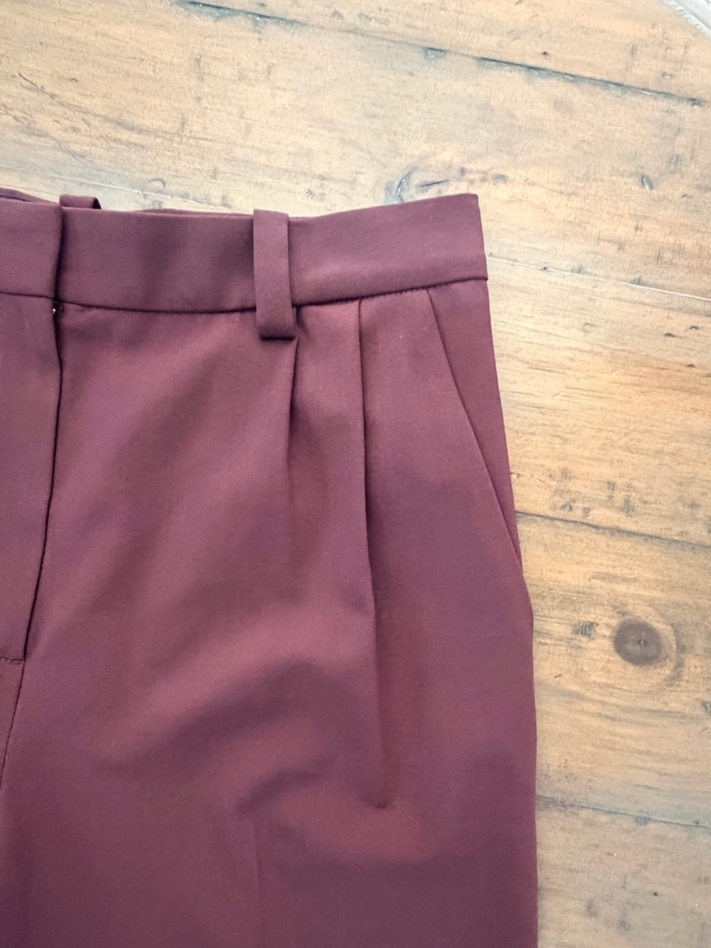 Autumn Dress Pants Maje Tailored High-Waist Interview Outfit - Picture 8 of 14